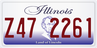 IL license plate Z472261