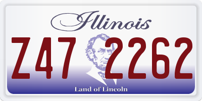 IL license plate Z472262