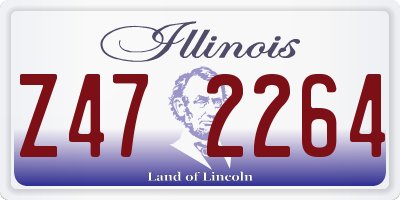 IL license plate Z472264