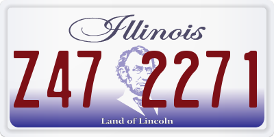 IL license plate Z472271
