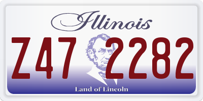 IL license plate Z472282