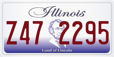 IL license plate Z472295