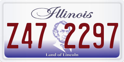 IL license plate Z472297