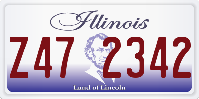 IL license plate Z472342