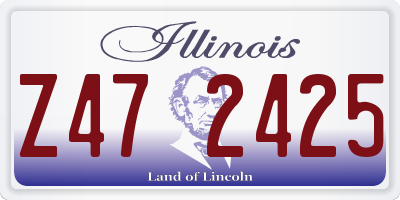 IL license plate Z472425