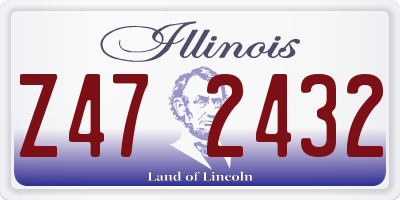 IL license plate Z472432