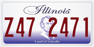 IL license plate Z472471