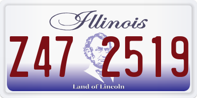 IL license plate Z472519