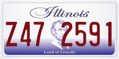 IL license plate Z472591
