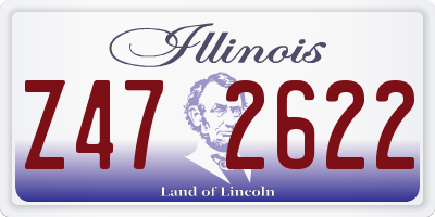 IL license plate Z472622