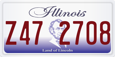 IL license plate Z472708