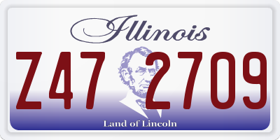 IL license plate Z472709