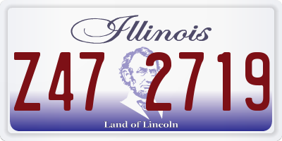 IL license plate Z472719