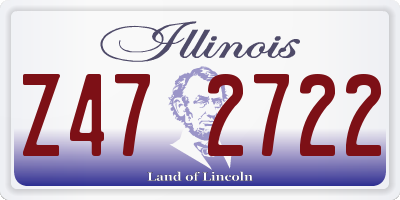 IL license plate Z472722