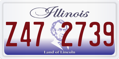 IL license plate Z472739