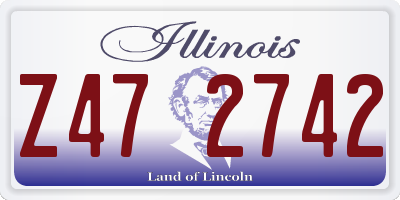 IL license plate Z472742