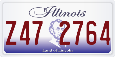 IL license plate Z472764