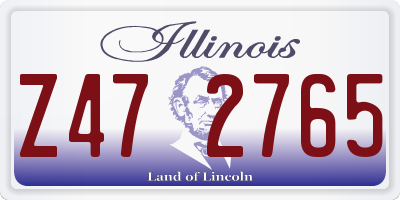 IL license plate Z472765