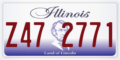 IL license plate Z472771