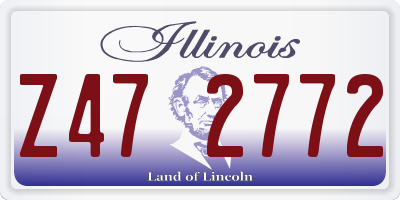 IL license plate Z472772