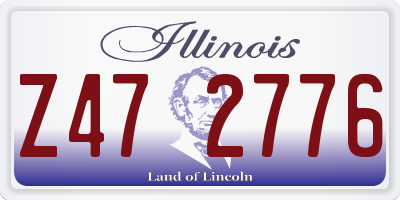 IL license plate Z472776