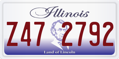 IL license plate Z472792