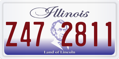 IL license plate Z472811