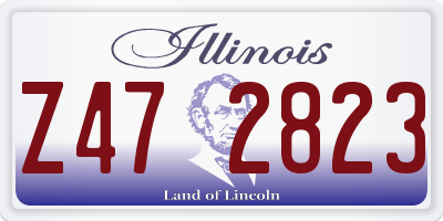 IL license plate Z472823