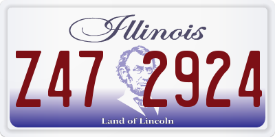 IL license plate Z472924