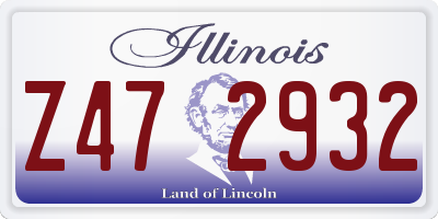 IL license plate Z472932