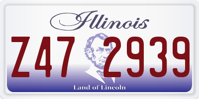 IL license plate Z472939