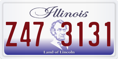 IL license plate Z473131