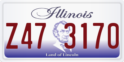 IL license plate Z473170