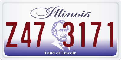 IL license plate Z473171