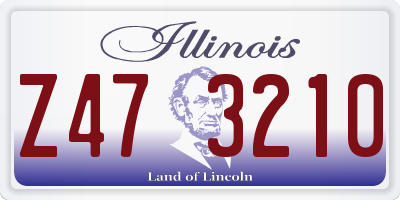 IL license plate Z473210