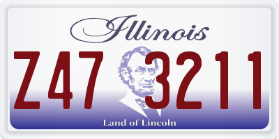 IL license plate Z473211