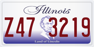 IL license plate Z473219