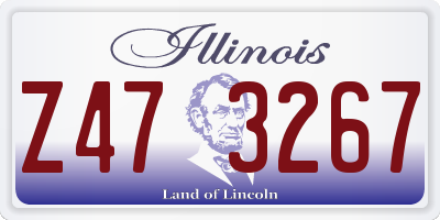 IL license plate Z473267