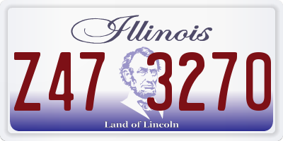 IL license plate Z473270