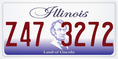 IL license plate Z473272