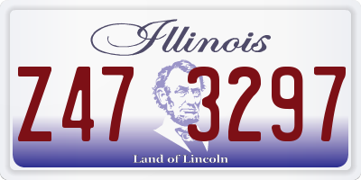IL license plate Z473297