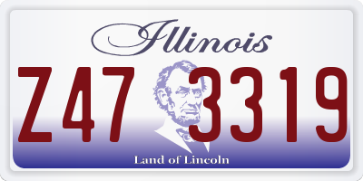 IL license plate Z473319