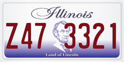 IL license plate Z473321