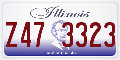 IL license plate Z473323
