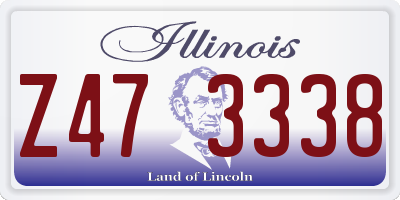 IL license plate Z473338