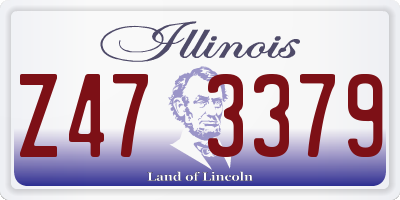 IL license plate Z473379