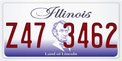 IL license plate Z473462