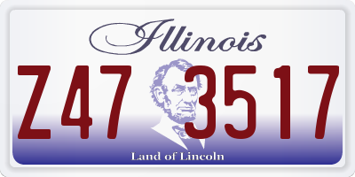 IL license plate Z473517