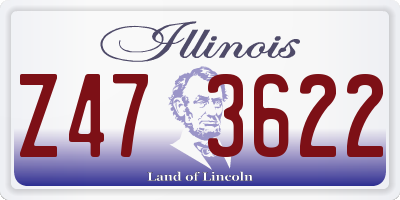 IL license plate Z473622