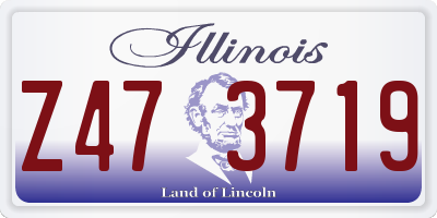 IL license plate Z473719